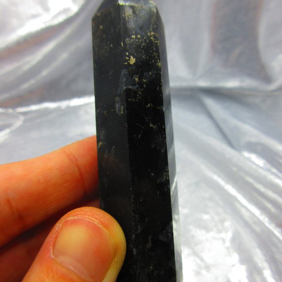 Astrophyllite Polished Tower Generator Crystal Meditation Tool - Picture 2 of 8